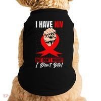 Hiv Awareness Red Ribbon World Aids Day Fighters Doggie Tank thumb 0