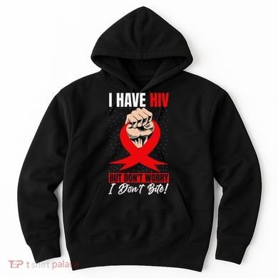 Hiv Awareness Red Ribbon World Aids Day Fighters Hoodie