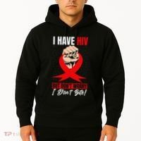 Hiv Awareness Red Ribbon World Aids Day Fighters Hoodie thumb 2