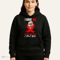 Hiv Awareness Red Ribbon World Aids Day Fighters Hoodie thumb 5