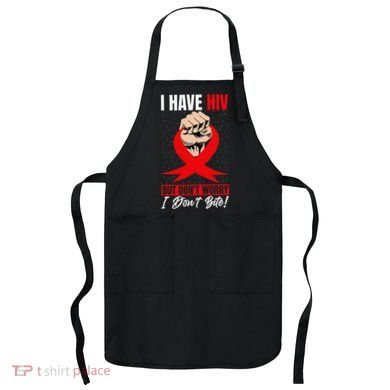 Hiv Awareness Red Ribbon World Aids Day Fighters Apron