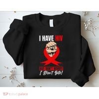 Hiv Awareness Red Ribbon World Aids Day Fighters Sweatshirt thumb 2