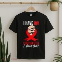 Hiv Awareness Red Ribbon World Aids Day Fighters T-Shirt thumb 2