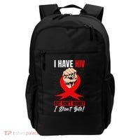 Hiv Awareness Red Ribbon World Aids Day Fighters Backpack thumb 0