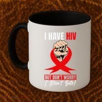 Hiv Awareness Red Ribbon World Aids Day Fighters Coffee Mug thumb 2