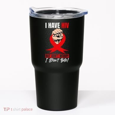 Hiv Awareness Red Ribbon World Aids Day Fighters Tumbler
