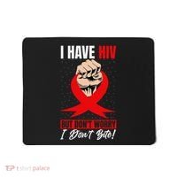 Hiv Awareness Red Ribbon World Aids Day Fighters Mousepad thumb 0