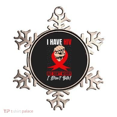 Hiv Awareness Red Ribbon World Aids Day Fighters Ornament