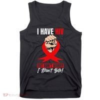 Hiv Awareness Red Ribbon World Aids Day Fighters Tank Top thumb 0