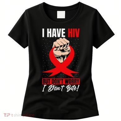 Hiv Awareness Red Ribbon World Aids Day Fighters Women's T-Shirt
