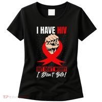 Hiv Awareness Red Ribbon World Aids Day Fighters Women's T-Shirt thumb 0