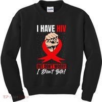Hiv Awareness Red Ribbon World Aids Day Fighters Kids Sweatshirt thumb 0