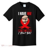 Hiv Awareness Red Ribbon World Aids Day Fighters Kids T-Shirt thumb 0