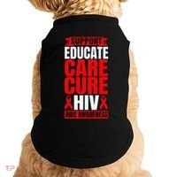 Hiv Awareness Red Ribbon World Aids Day Fighters Doggie Tank thumb 0