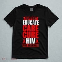 Hiv Awareness Red Ribbon World Aids Day Fighters T-Shirt thumb 5