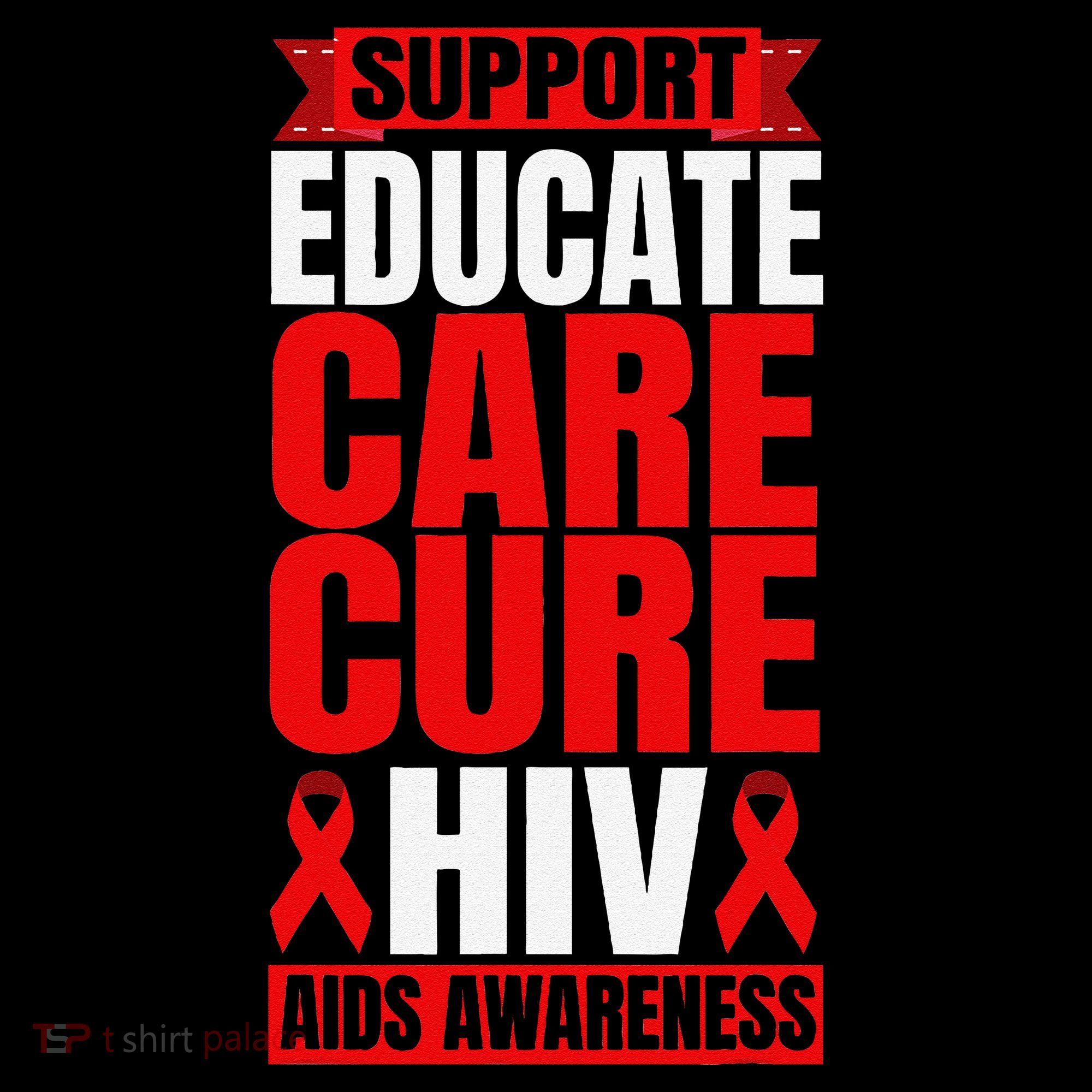 Hiv Awareness Red Ribbon World Aids Day Fighters Coffee Mug