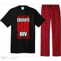 Hiv Awareness Red Ribbon World Aids Day Fighters Pajama Set thumb 0