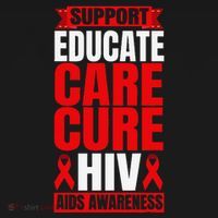 Hiv Awareness Red Ribbon World Aids Day Fighters Women's Hoodie thumb 2