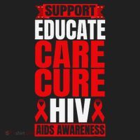 Hiv Awareness Red Ribbon World Aids Day Fighters Golf Towel thumb 3