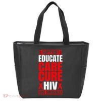 Hiv Awareness Red Ribbon World Aids Day Fighters Tote Bag thumb 0