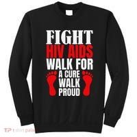 Hiv Awareness Red Ribbon World Aids Day Fighters Sweatshirt thumb 0