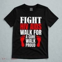 Hiv Awareness Red Ribbon World Aids Day Fighters T-Shirt thumb 5