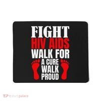Hiv Awareness Red Ribbon World Aids Day Fighters Mousepad thumb 0