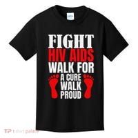 Hiv Awareness Red Ribbon World Aids Day Fighters Kids T-Shirt thumb 0