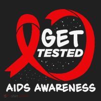 Hiv Awareness Red Ribbon World Aids Day Fighters Women's Sweatshirt thumb 2