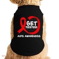 Hiv Awareness Red Ribbon World Aids Day Fighters Doggie Tank thumb 0