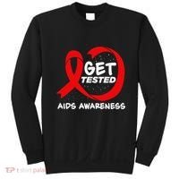 Hiv Awareness Red Ribbon World Aids Day Fighters Sweatshirt thumb 0