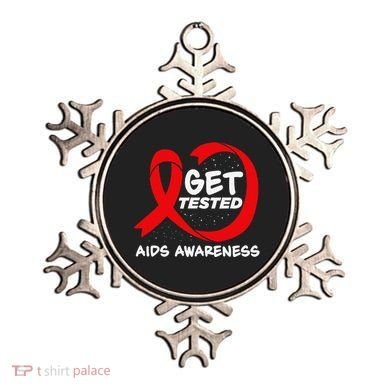 Hiv Awareness Red Ribbon World Aids Day Fighters Ornament