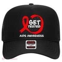 Hiv Awareness Red Ribbon World Aids Day Fighters Hat thumb 0