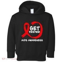 Hiv Awareness Red Ribbon World Aids Day Fighters Toddler Hoodie thumb 0
