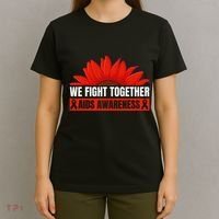 Hiv Awareness Red Ribbon World Aids Day Fighters T-Shirt thumb 4