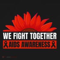 Hiv Awareness Red Ribbon World Aids Day Fighters T-Shirt thumb 7