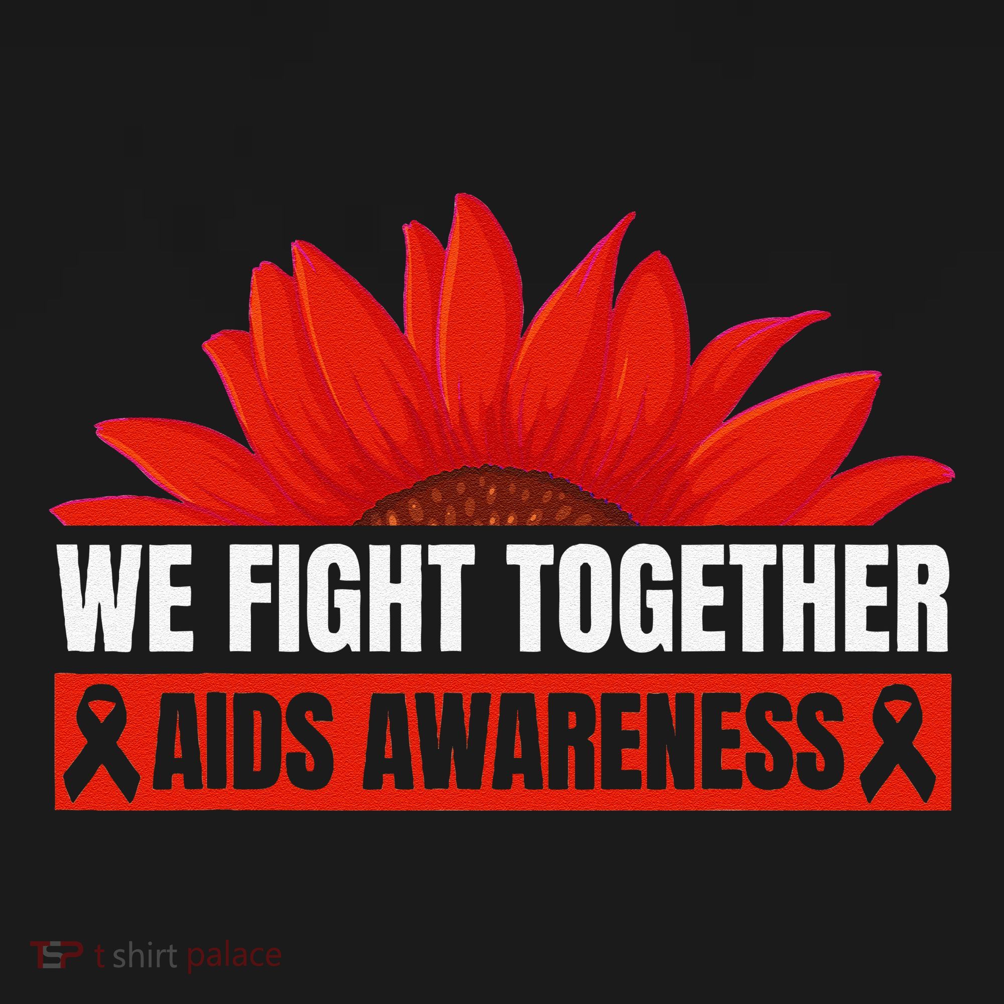 Hiv Awareness Red Ribbon World Aids Day Fighters Kids Sweatshirt