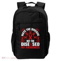 Hiv Awareness Red Ribbon World Aids Day Fighters Backpack thumb 0