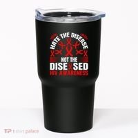Hiv Awareness Red Ribbon World Aids Day Fighters Tumbler thumb 0