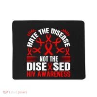 Hiv Awareness Red Ribbon World Aids Day Fighters Mousepad thumb 0