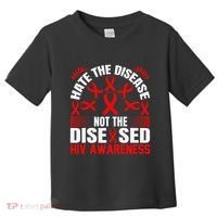Hiv Awareness Red Ribbon World Aids Day Fighters Toddler T-Shirt thumb 0