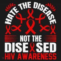 Hiv Awareness Red Ribbon World Aids Day Fighters Kids Long Sleeve Shirt thumb 2