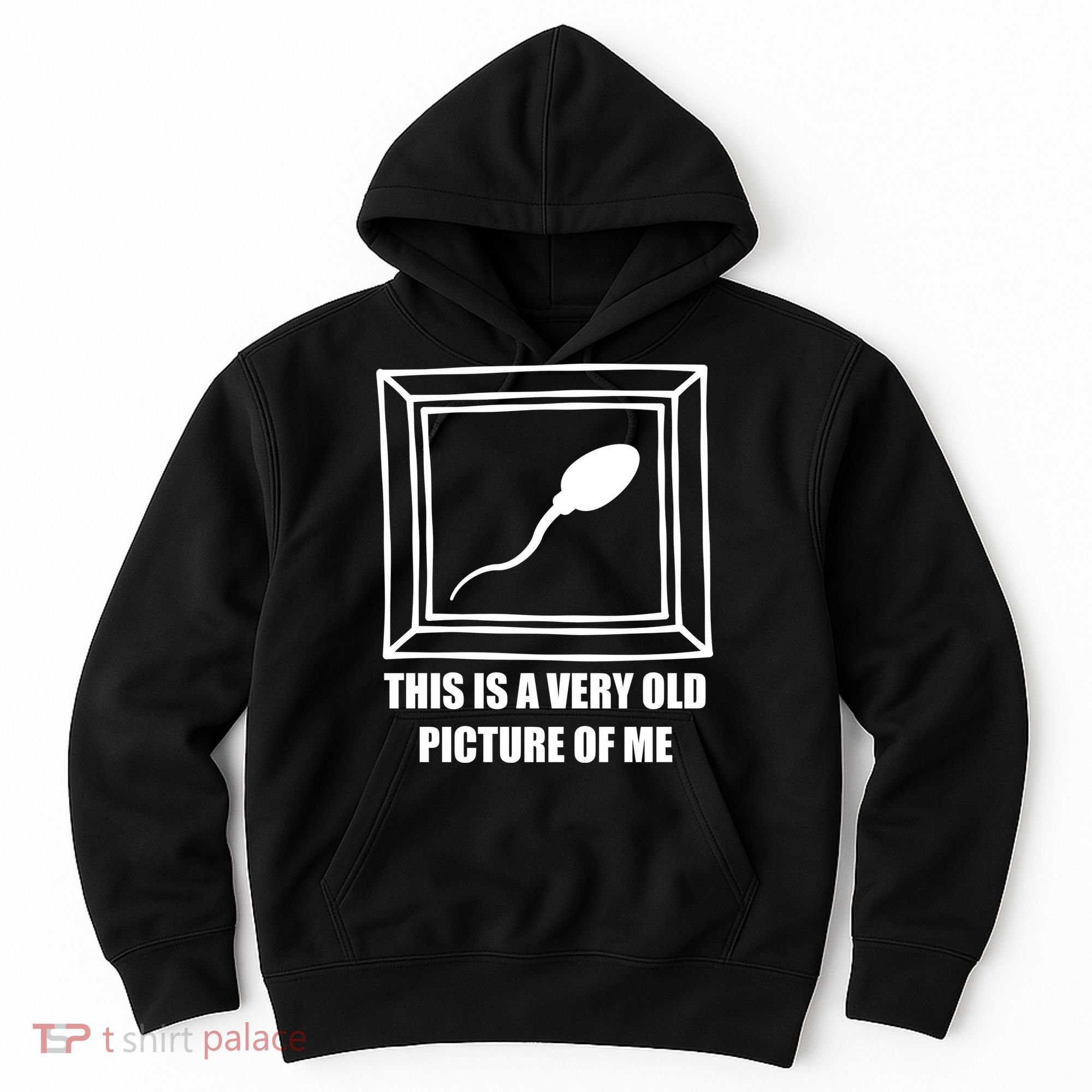 Here's A Really Old Picture Of Me Funny Sperm Birthday Hoodie