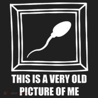Here's A Really Old Picture Of Me Funny Sperm Birthday Beanie thumb 2