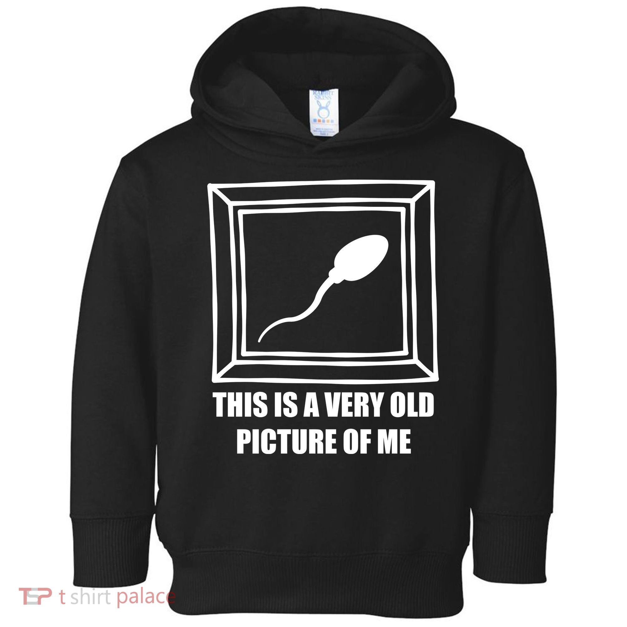 Here's A Really Old Picture Of Me Funny Sperm Birthday Toddler Hoodie