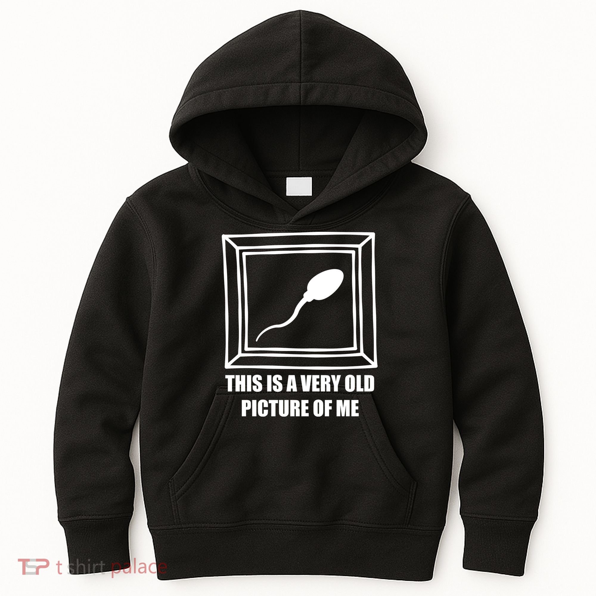 Here's A Really Old Picture Of Me Funny Sperm Birthday Kids Hoodie