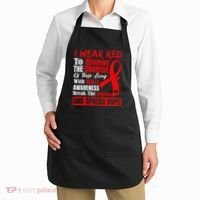 Hiv Awareness Red Ribbon World Aids Day Fighters Apron thumb 2