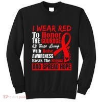Hiv Awareness Red Ribbon World Aids Day Fighters Sweatshirt thumb 0