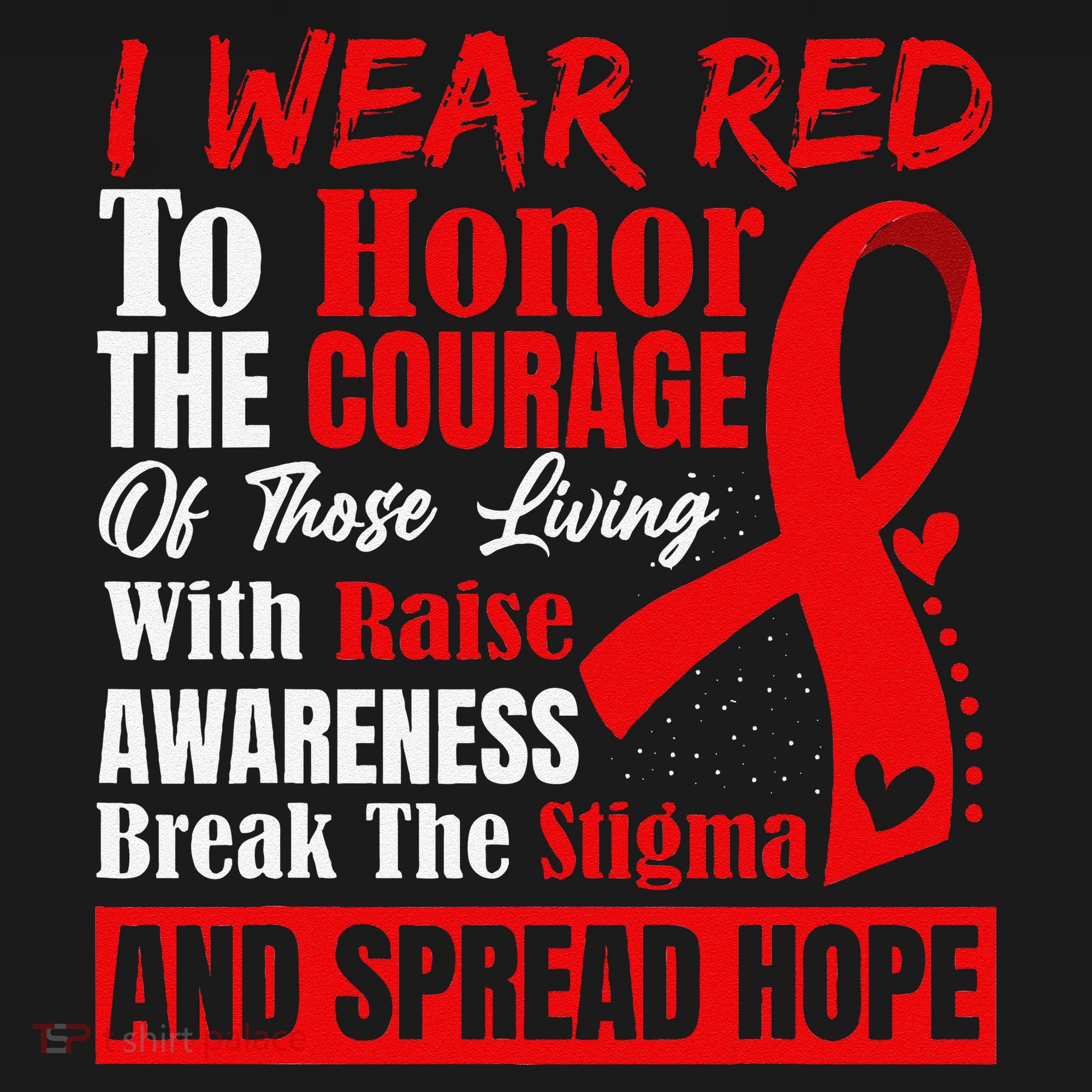 Hiv Awareness Red Ribbon World Aids Day Fighters Women's Tank Top
