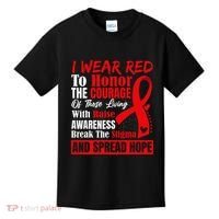 Hiv Awareness Red Ribbon World Aids Day Fighters Kids T-Shirt thumb 0